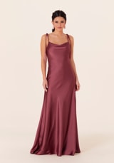 Prom Dress: Morilee Bridesmaids Collection: 21829 - Luxe Satin A-line Bridesmaid Dress 