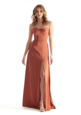 Prom Dress: Morilee Bridesmaids Collection: 31229 - Strapless Sweetheart Luxe Satin Bridesmaid Dress 