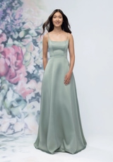 Prom Dress: Morilee Bridesmaids Collection: 3030017 - Soft Scoop Corset Back Satin A-Line Bridesmaid Dress 