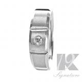 19-Signature-Karats | GWT-19K-Signature-Series: Men's single stone Band - 19K3358  This Elegant and astonishing 19K hand crafted band, signifies the meticulous craftsmanship and attention to detail that distinguishes every piece in the 19K signature series collection. This bridal collection is amongst the very best. This exciting modern 19K creation represents the union of GWT expertise and design innovation, using the latest gold smith technology. ~Custom orders are welcome. ~ 