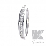 19-Signature-Karats | GWT-19K-Signature-Series: Diamond Anniversary Band - 19KB3561  This Elegant and astonishing 19K hand crafted band signifies the meticulous craftsmanship and attention to detail that distinguishes every piece in the 19K signature series collection. This bridal collection is amongst the very best. This exciting modern 19K creation represents the union of GWT expertise and design innovation, using the latest gold smith technology.Custom orders are welcome.  