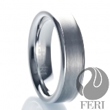 Feri-Fine-Design-Collection | Hi-Tech-Ceramic-and-Tungsten: 6mm TUNGSTEN BRIDAL BANDS FOR HIM AND HER - FTR2498.