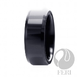 Feri-Fine-Design-Collection | Hi-Tech-Ceramic-and-Tungsten: 8mm FERI Tungsten Ring - FTR3790  Width:  8mmThis gorgeous FERI polished Tungsten ring is part of the newly released FERI 2010 Fall Collection with a unique deep luster from within. They have a refreshingly contemporary style to the classic ring and they are backed with a lifetime Warranty. Tungsten carbide's flawless features and indestructible nature will create an everlasting bond between you and your partner.* 8mm high-tech ceramica comfort fit. 