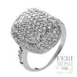 Feri-Mosh-21K-Collection | Exclusive-21k-Collection: FM 'Galaxi' - FMR2717  EXPERTLY crafted in SOLID 21K WHITE GOLD, this striking FERI MOSH design is expertly constructed through micro setting with white diamonds. This GWT master piece sets a new standard for high fashion, design that combines precise jewellery making and quality jewellery craftsmanship! This one of a kind masterpiece is complemented with high quality Genuine Diamonds. All measurements are approximate. All Feri Mosh Pieces will include a Customized IGI/FERI MOSH Appraisal. 
