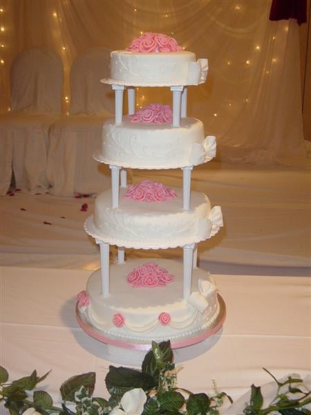 Profusion Of Love Wedding Cake