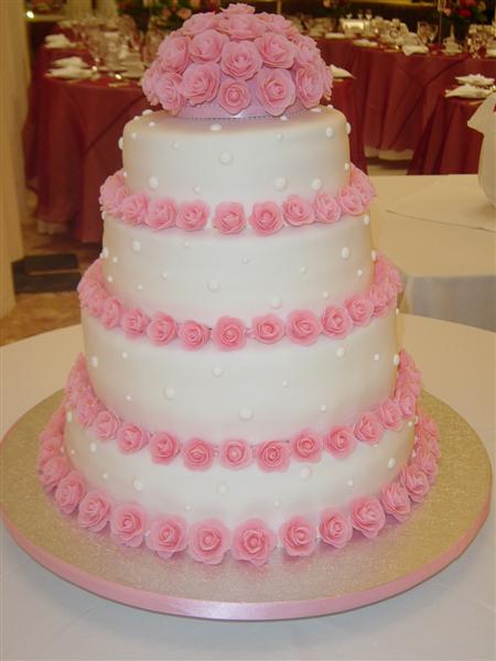 Love in Abundance Wedding Cake