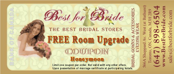 Wedding Honeymoon Coupon