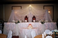 Wedding Head Table Decoration