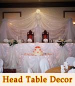 Wedding Head Table Decor