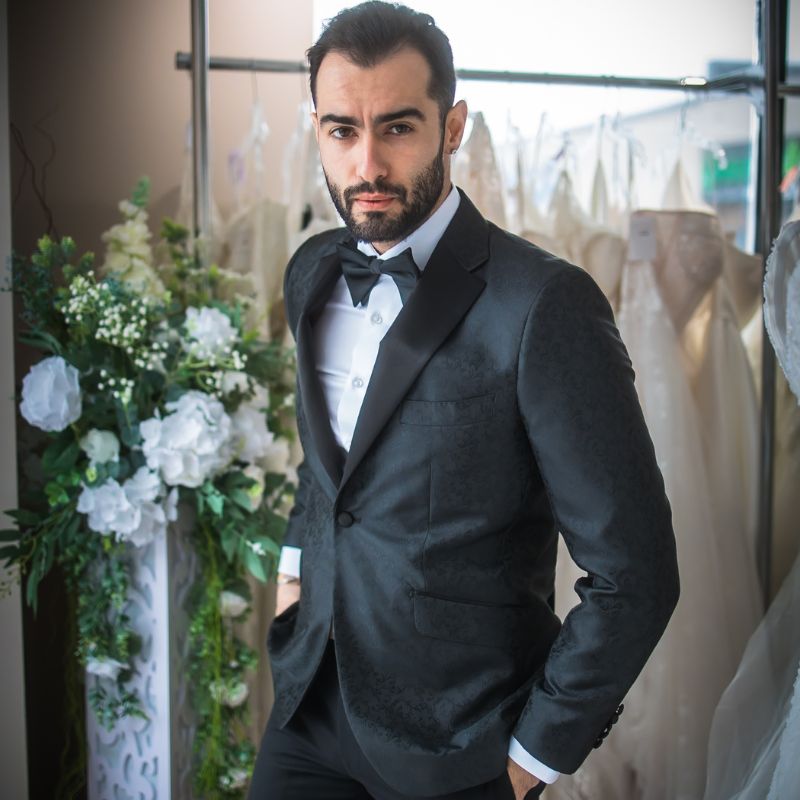 sophisticated tuxedo style toronto wedding