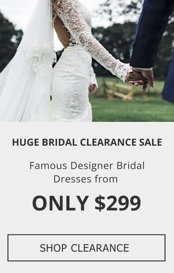Huge Bridal Clearance Sale