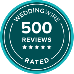 weddingwire rated 500 reviews